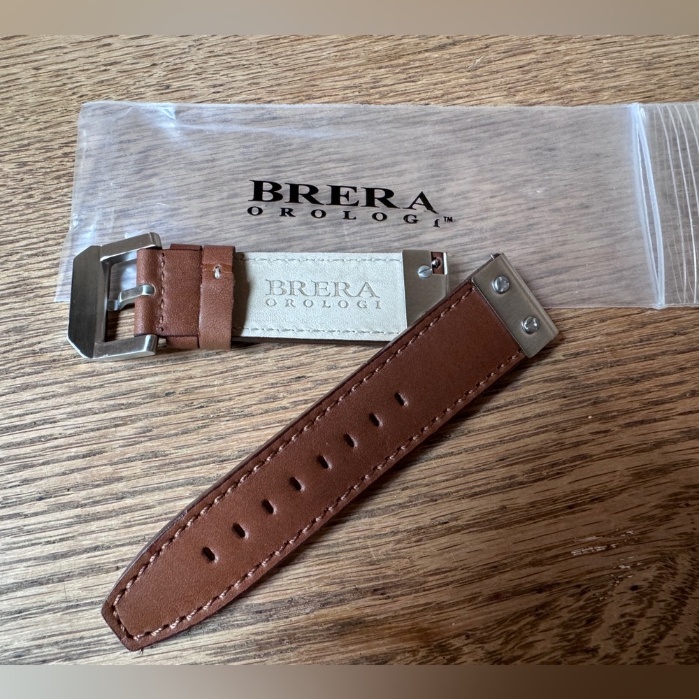 Brera Orologi Genuine Leather Watch Band